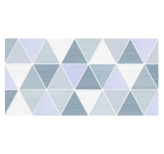 Блум голубой ДЕКОР геометрия 200х400мм (10)     03-61-2340-0