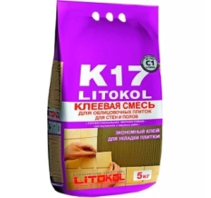 Клей для плитки LITOKOL  К 17  (5кг)