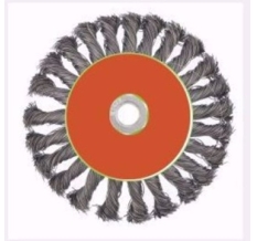 Кордщетка Bohrer дисковая витая жесткая 150 мм (толщ. проволоки 0,5 мм) для УШМ (36500150)