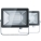 Прожектор светодиодный LED Онлайт OFL, 50 Вт, 6000 K, IP65, черный ( 48035 ) 396508