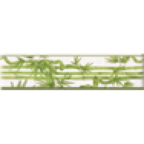Ретро салатовый Бордюр бамбук 65х250 (40) х0